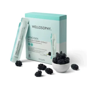 WELLOSOPHY VITACIGEN with Blacberry Extract Collagen 500 mg/saji